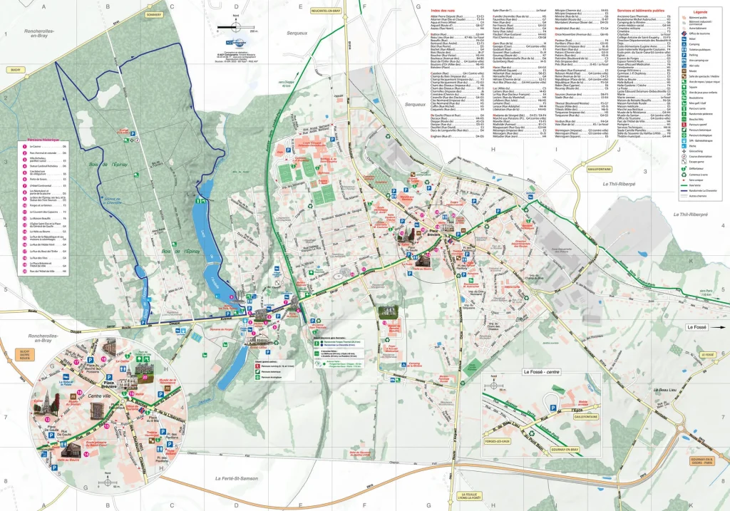 Plan de Forges-les-Eaux