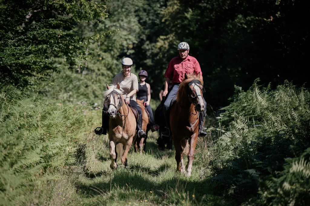 Et pourquoi pas à cheval ?